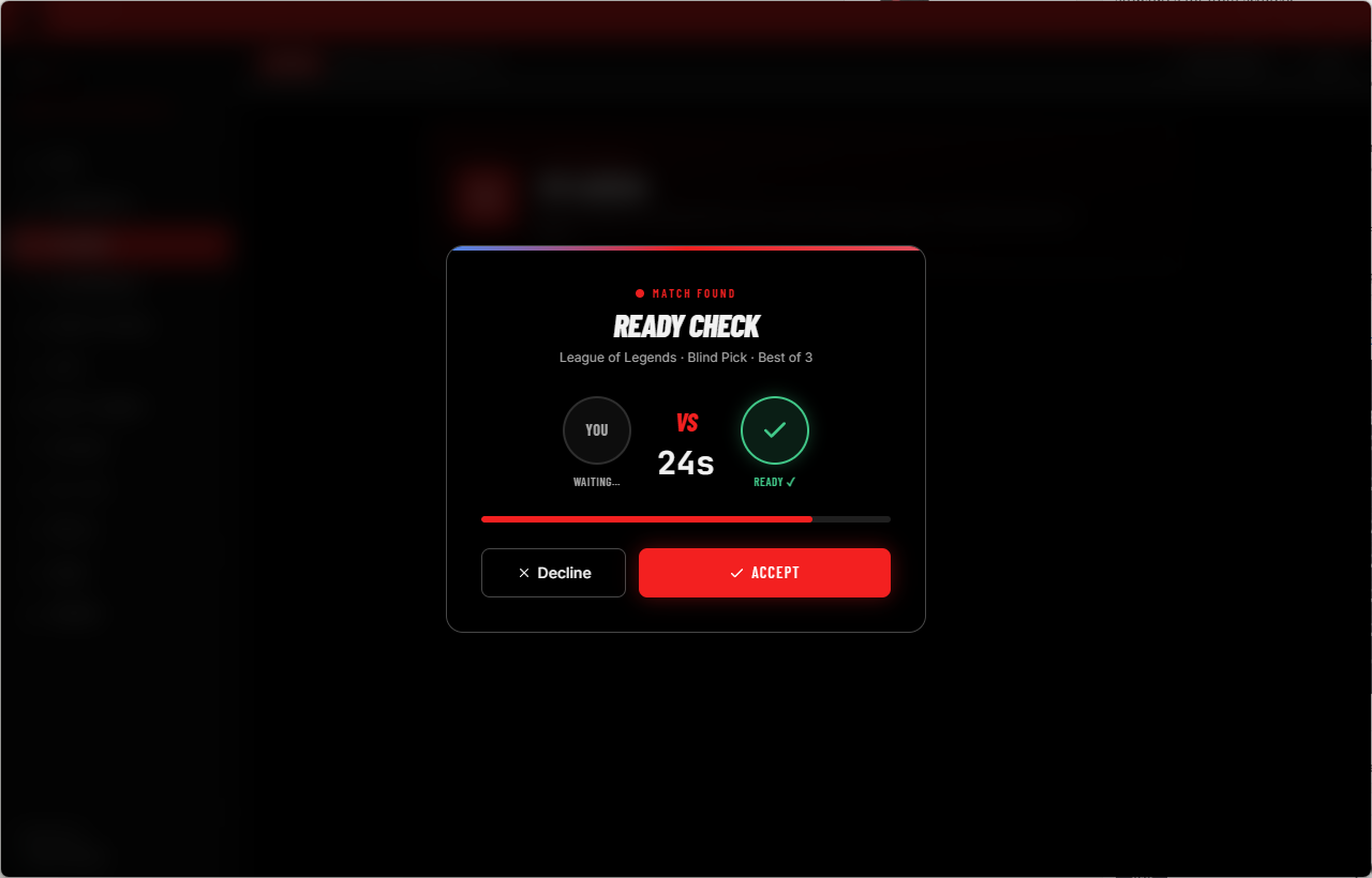 Ready Check Gamer Server Rivals — Competitive Discord Server Tournaments